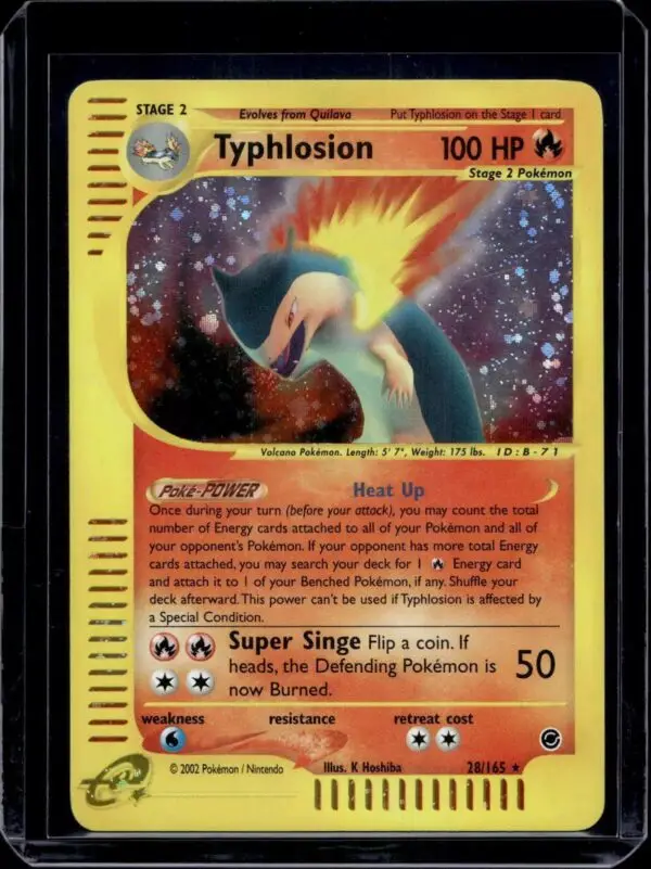 Typhlosion Pokemon Expedition  (28) 028/165