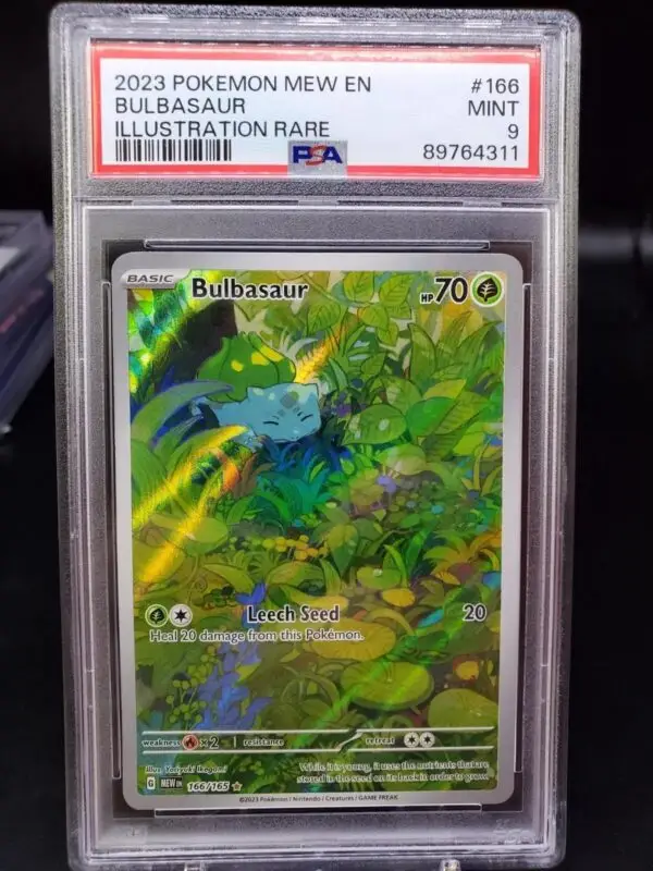 Bulbasaur Pokemon 151 Illustration Rare 166/165 PSA 9