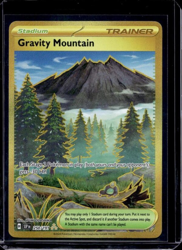 Gravity Mountain Pokemon Surging Sparks 250/191