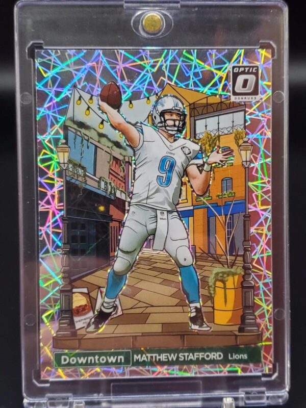 Matthew Stafford 2023 Donruss Optic International Downtown Detroit Lions 8