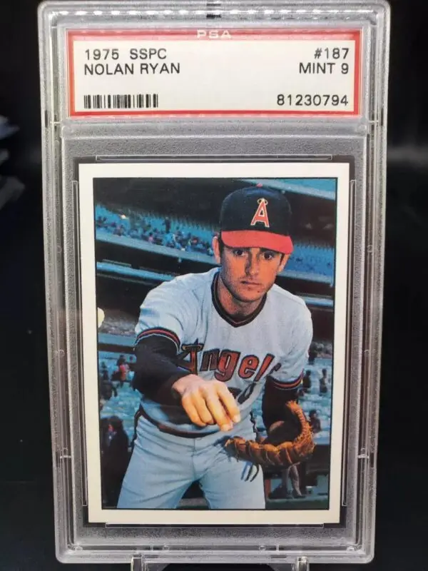 Nolan Ryan 1975 SSPC California Angels 187 PSA 9