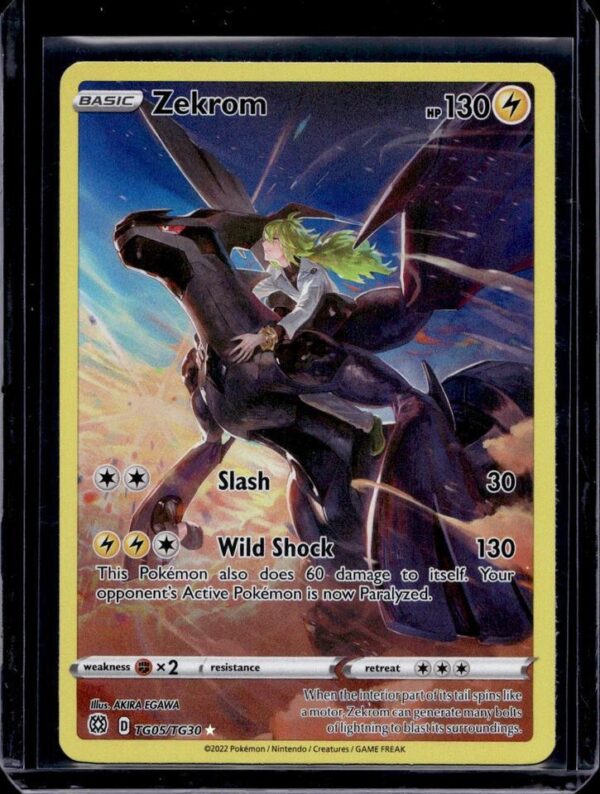 Zekrom Pokemon SWSH09: Brilliant Stars Trainer Gallery TG05/TG30