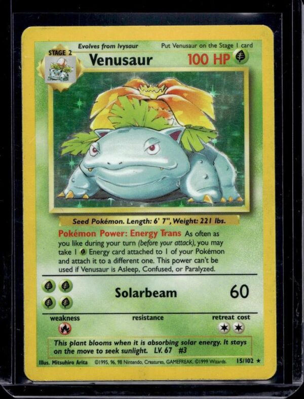 Venusaur Holo ***Pokemon Base Set 15/102