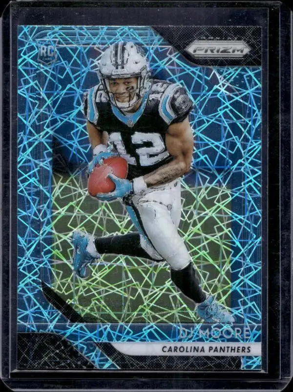 DJ Moore 2018 Panini Prizm Prizm Lazer Rookie Carolina Panthers 207