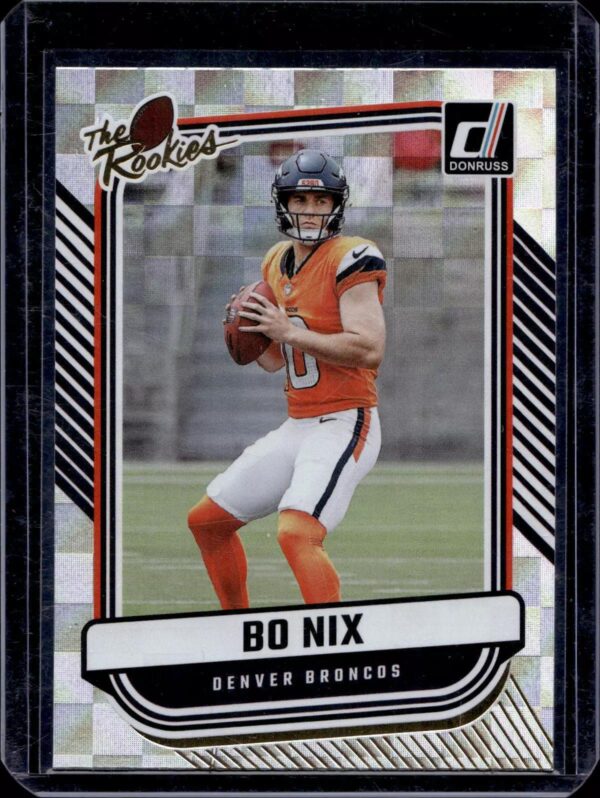 Bo Nix 2024 Donruss The Rookies Denver Broncos TR-38