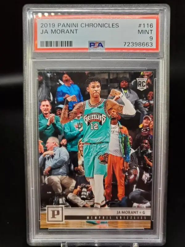 Ja Morant 2019-20 Panini Chronicles Young Dolph RC Memphis Grizzlies 116 PSA 9