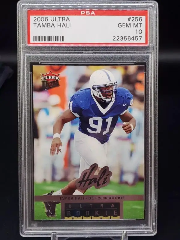 Tamba Hali 2006 Fleer Ultra Rookie RC Penn State Nittany Lions 256 PSA 10