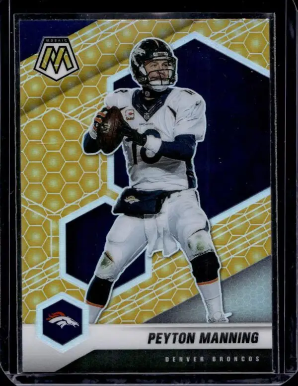 Peyton Manning 2021 Panini Mosaic Honeycomb Denver Broncos 67