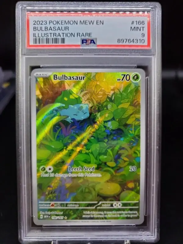 Bulbasaur Pokemon 151 Illustration Rare 166/165 PSA 9