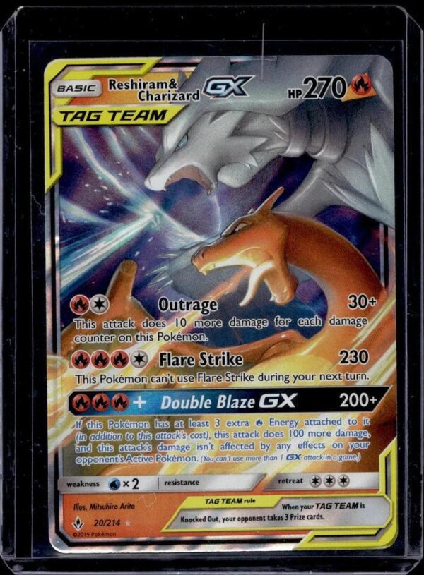 Reshiram & Charizard GXPokemon SM - Unbroken Bonds  20/214