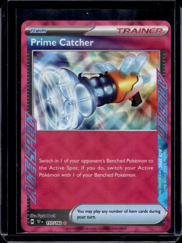 Prime Catcher Pokemon SV05: Temporal Forces 157/162