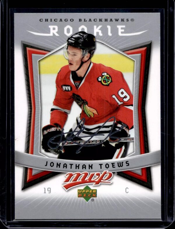 Jonathan Toews 2007-08 Upper Deck MVP Rookie Chicago Blackhawks 351