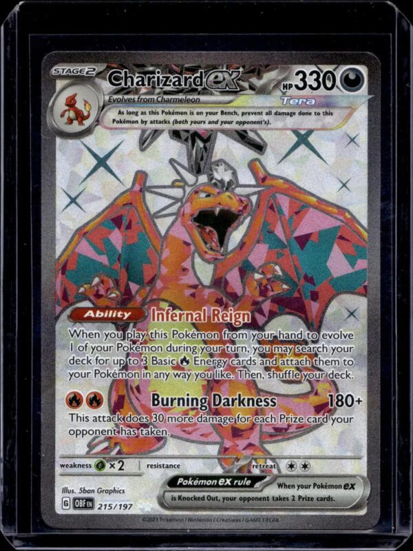 Charizard ex Pokemon SV03: Obsidian Flames 215/197