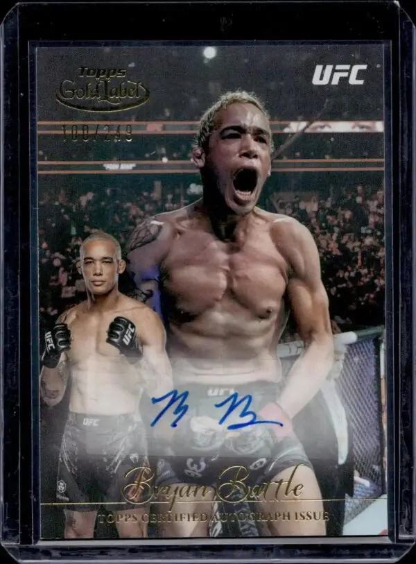 Bryan Battle 2024 Topps Gold Label UFC Auto /249 GLA-BBA