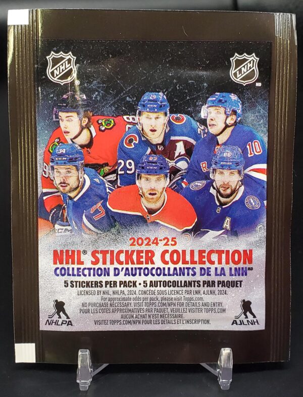 2024-25 Topps NHL Sticker Collection Sticker Pack