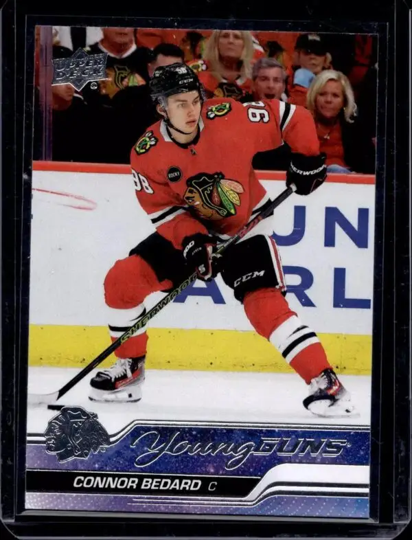 Connor Bedard 2023-24 Upper Deck Young Guns Rookie Chicago Blackhawks 451