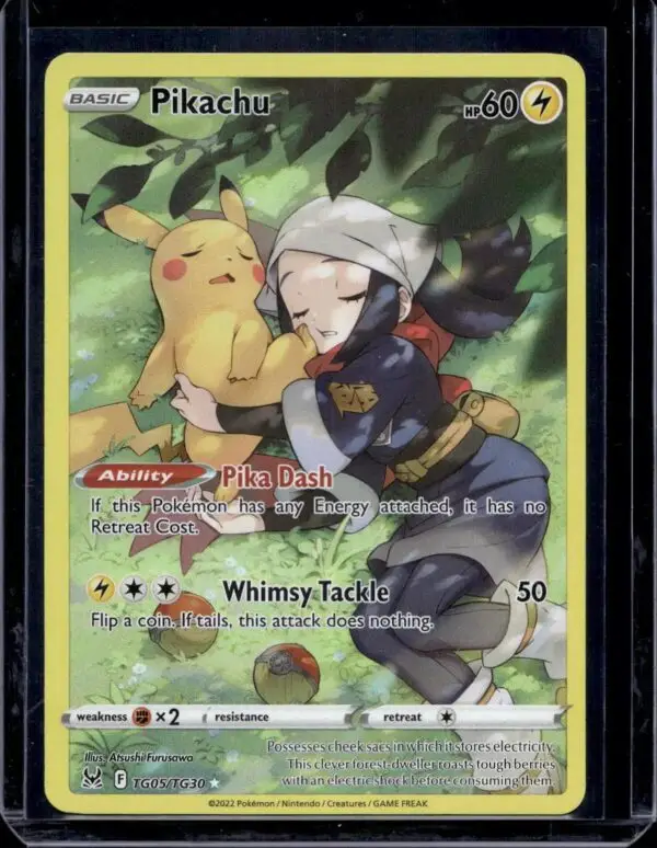 Pikachu Pokemon SWSH11: Lost Origin Trainer Gallery TG05/TG30