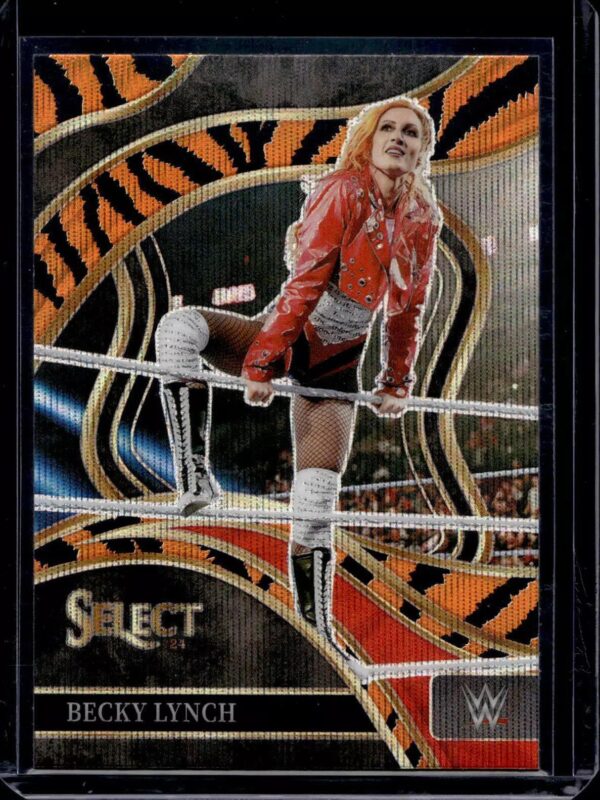 Becky Lynch 2024 Panini Select WWE Tiger Prizm Ringside 258