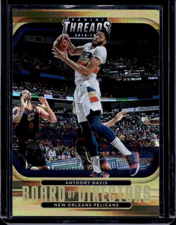 Anthony Davis 2018-19 Panini Threads Board of Directors Gold /10 New Orleans Pelicans 6