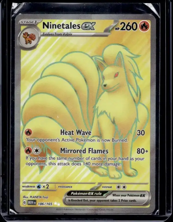 Ninetales ex Pokemon SV: Scarlet & Violet 151 186/165