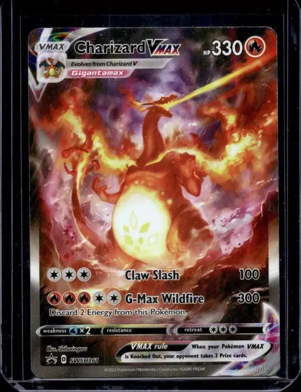 Charizard VMAX Pokemon Sword & Shield Promo Card SWSH261