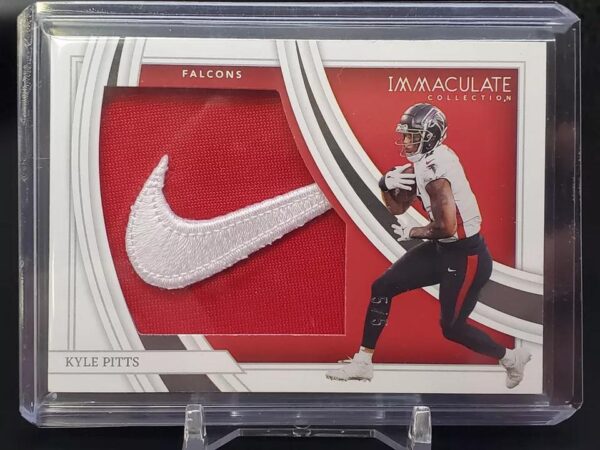 Kyle Pitts 2022 Immaculate Insignias Nike Swoosh Relic /5 Atlanta Falcons IL-KPI