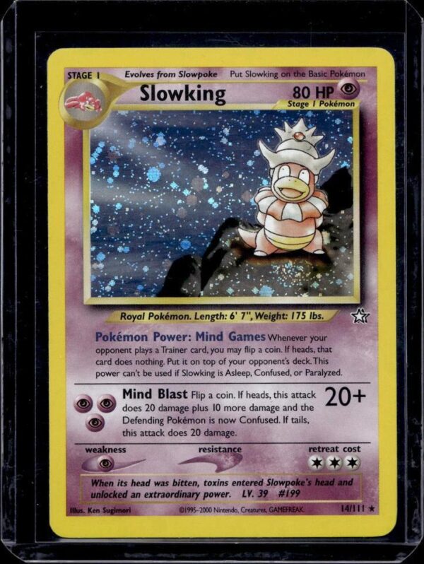 Slowking Holo Pokemon Neo Genesis 14/111