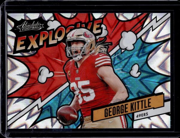 George Kittle 2024 Panini Absolute Explosive SSP San Francisco 49ers EX-GKE