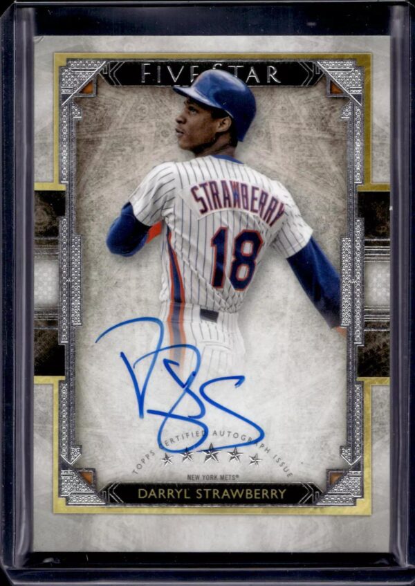 Darryl Strawberry 2018 Topps Five Star Auto New York Mets FSA-DT