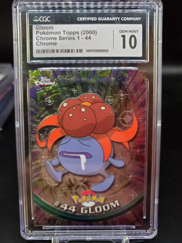 Gloom 2000 Topps Chrome Pokemon Series 1 44 CGC 10