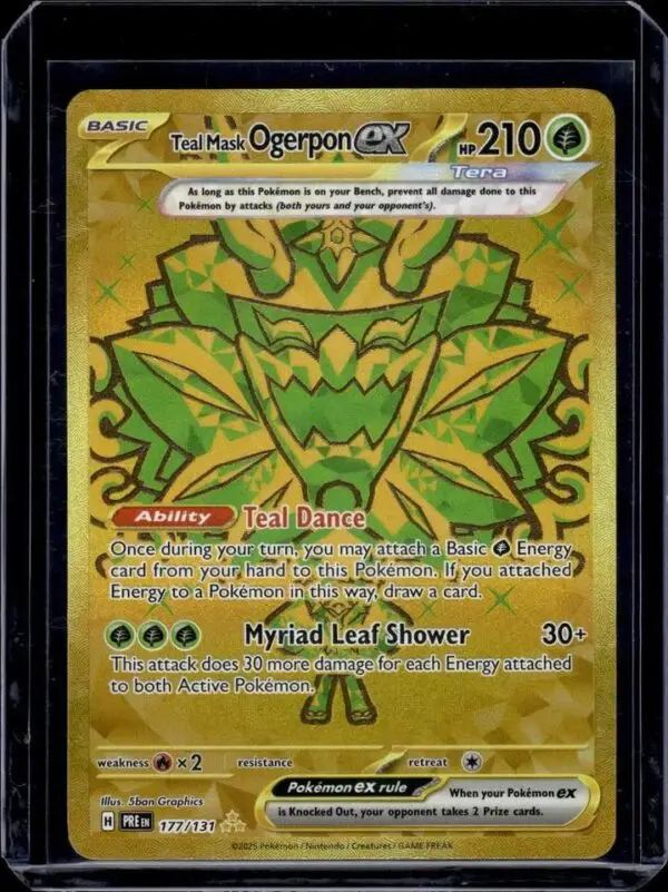 Teal Mask Ogerpon ex Pokemon Prismatic Evolutions 177/131