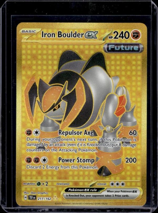 Iron Boulder ex Pokemon SV05: Temporal Forces 217/162