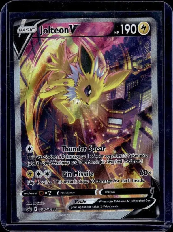 Jolteon V Pokemon SWSH: Sword & Shield Promo Cards SWSH183