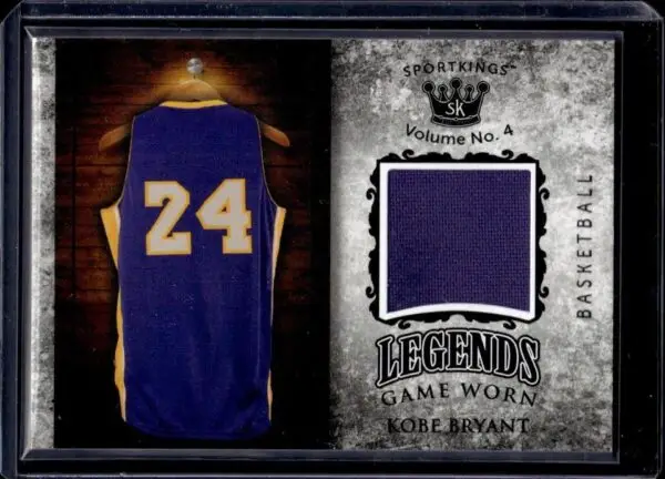 Kobe Bryant 2021 Sportkings Volume 4 Legends Relic Los Angeles Lakers LSM-72