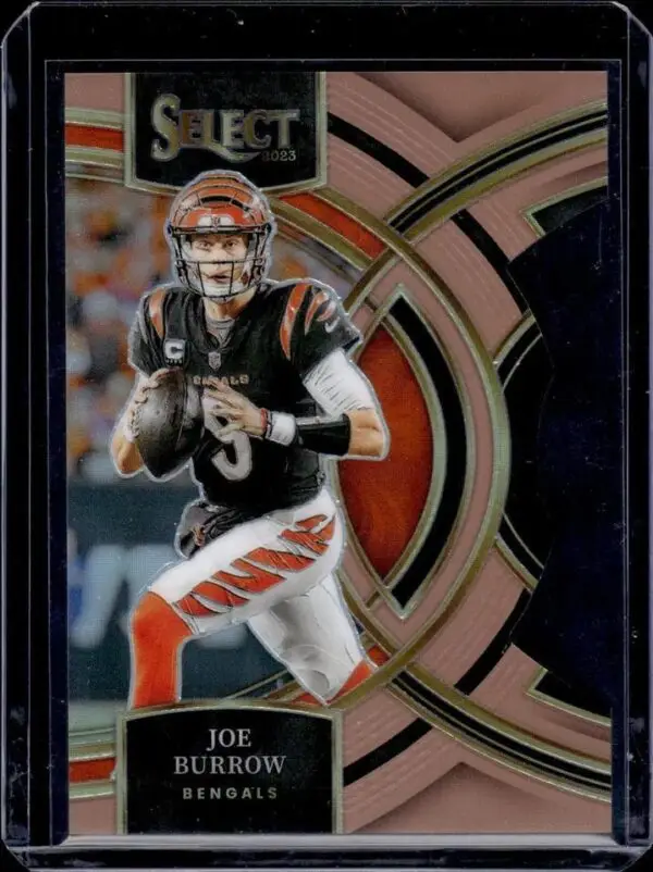 Joe Burrow 2023 Panini Select Copper Prizms Die Cut /299 Cincinnati Bengals 165