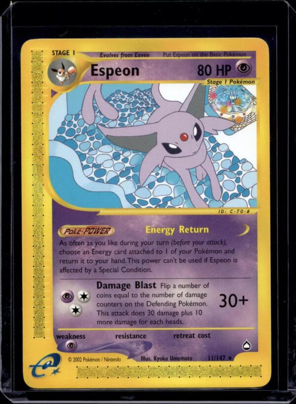 Espeon Pokemon Aquapolis 011/147