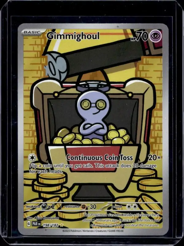 Gimmighoul Pokemon SV04: Paradox Rift 198/182