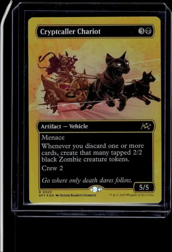 Cryptcaller Chariot Magic The Gathering Aetherdrift First Place Foil R 0523