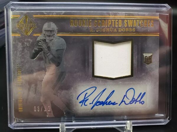 R. Joshua Dobbs 2017 Panini Majestic Relic Auto /15 Tennessee Volunteers 109