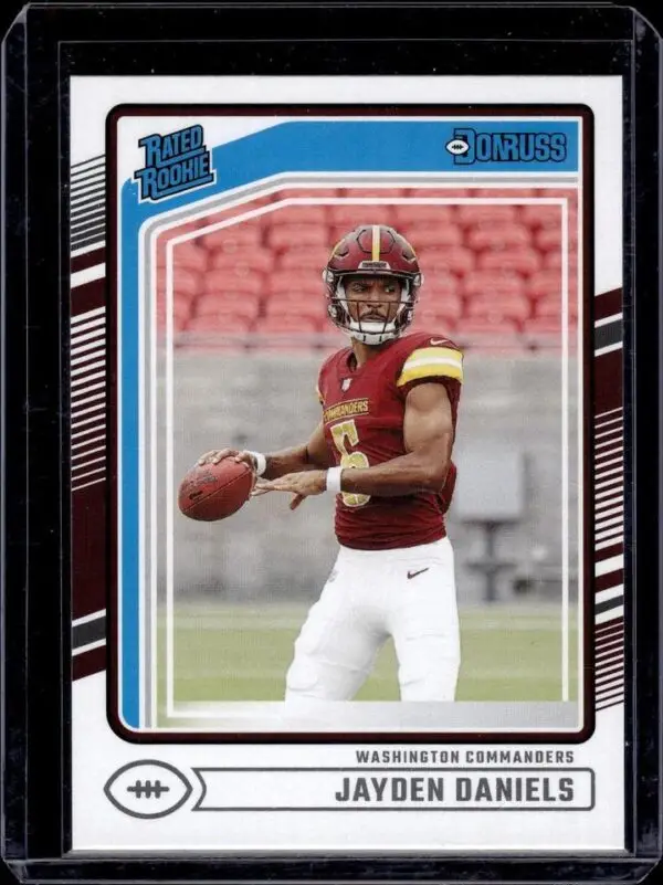 Jayden Daniels 2024 Donruss Rookie Washington Commanders 389