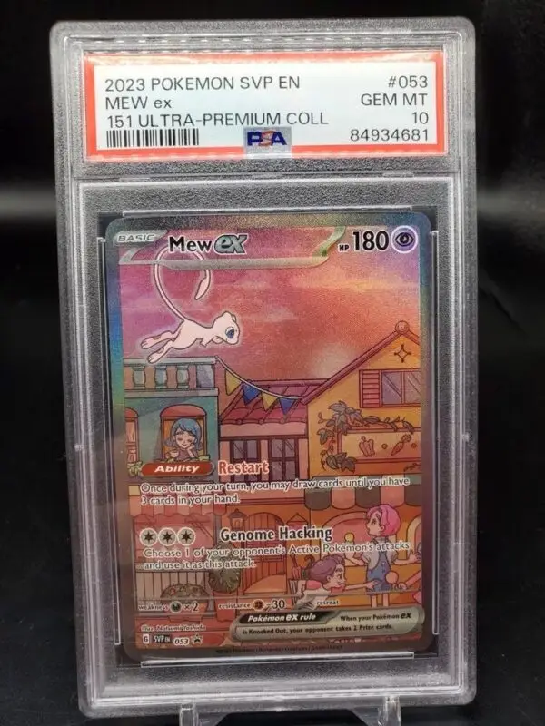 Mew ex Pokemon 151 Ultra Premium Promo 053 PSA 10