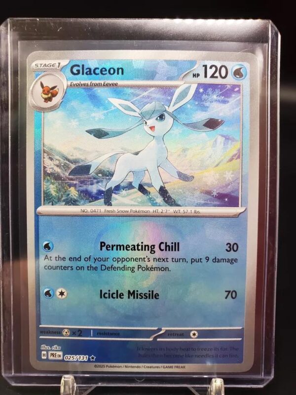 Glaceon Master Ball Pattern Pokemon Prismatic Evolutions 025/131