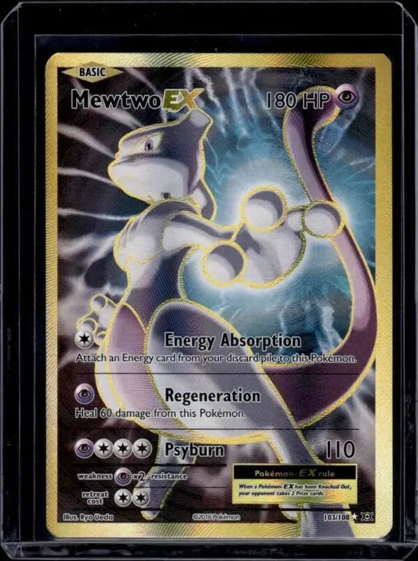 Mewtwo EX (Full Art) Pokemon XY - Evolutions 103/108