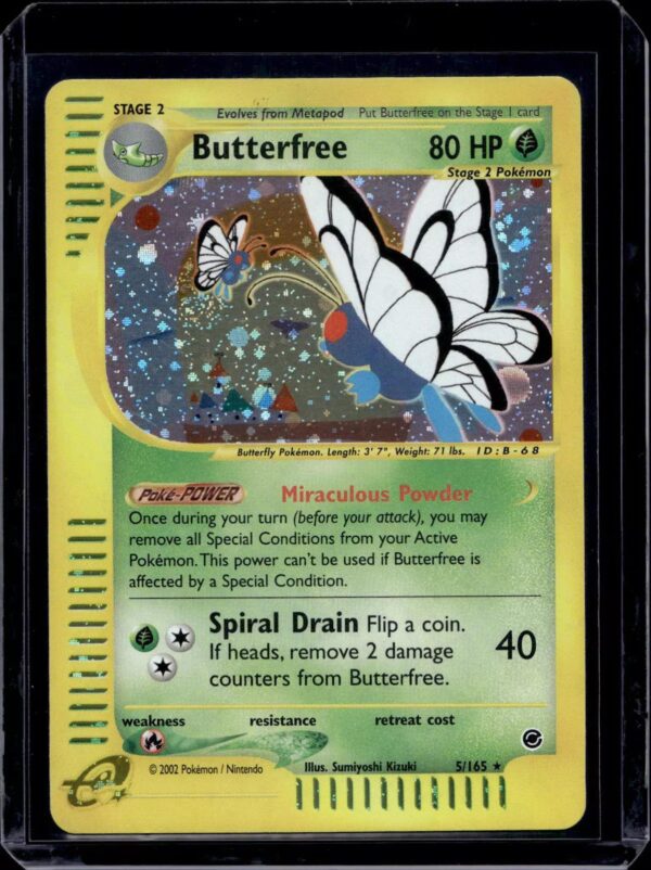 Butterfree Holo Pokemon Expedition 5/165