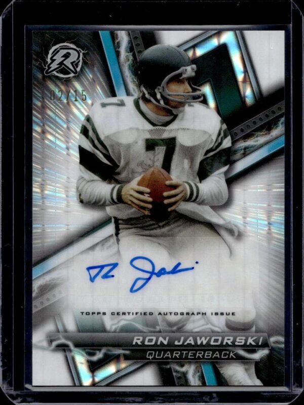 Ron Jaworski 2023 Topps Composite Resurgence Auto /15 Philadelphia Eagles RA-RJ