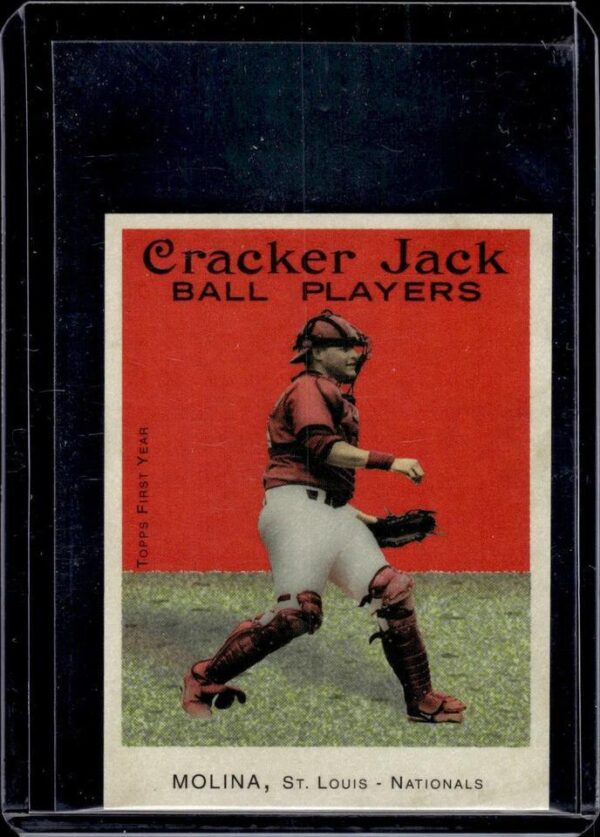 Yadier Molina 2004 Topps Cracker Jack Mini Rookie St. Louis Cardinals 204