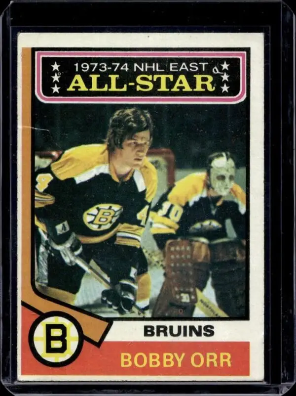 Bobby Orr 1974-75 Topps Boston Bruins 130