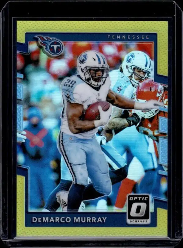 DeMarco Murray 2017 Donruss Optic Gold /10 Tennessee Titans 35