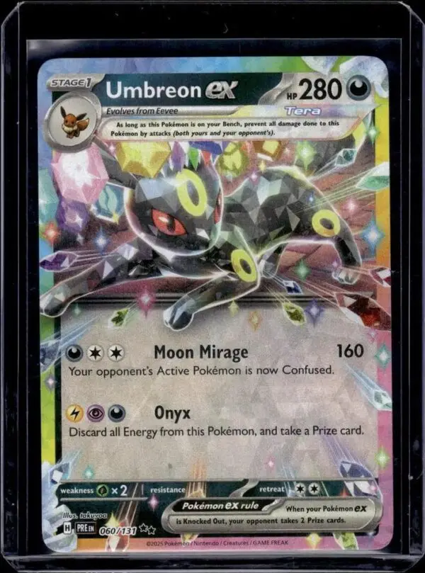 Umbreon ex Pokemon Prismatic Evolutions 060/131