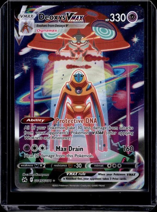 Deoxys VMAX Pokemon Crown Zenith: Galarian Gallery GG45/GG70